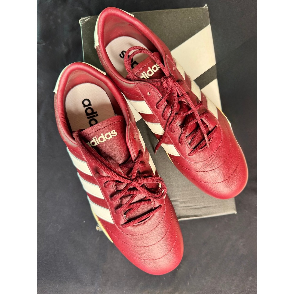 Adidas Grand Court Lo Burgundy Leather Sneakers JQ7242 Womens 10